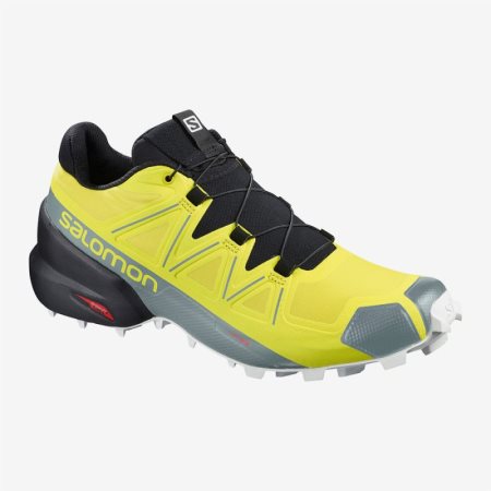 Salomon SPEEDCROSS 5 Mens Trail Running Shoes Yellow UK CATL